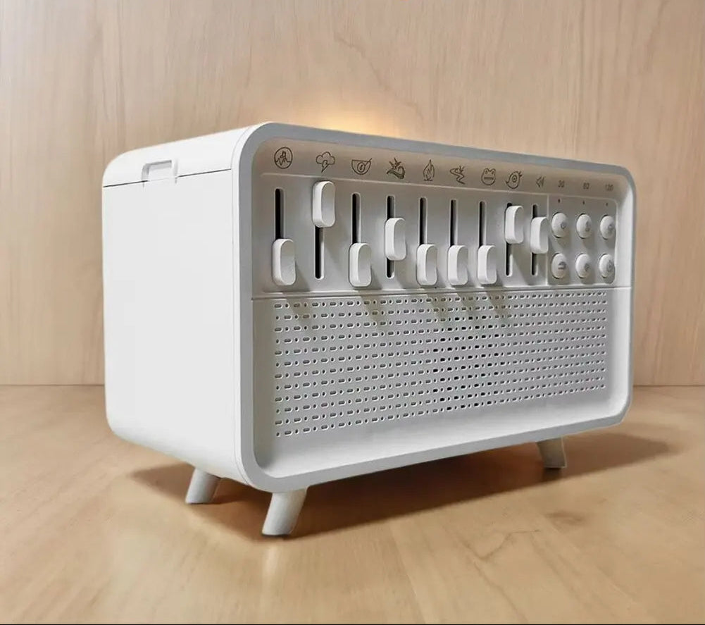 Zasypiacz™ – Głośnik 4w1 z Dyfuzorem, Lampką i Głośnikiem