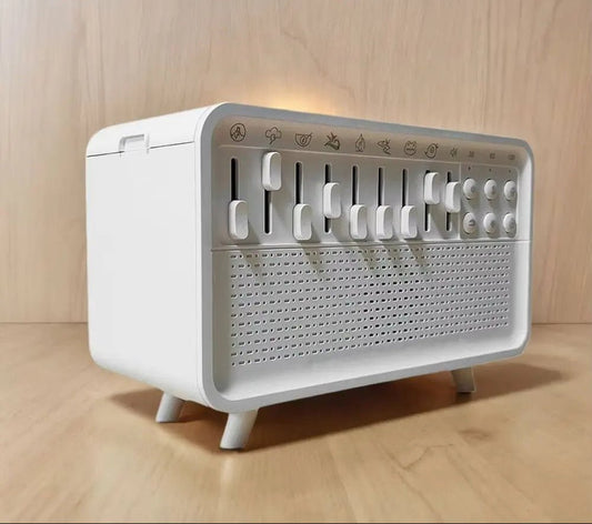 Zasypiacz™ – Głośnik 4w1 z Dyfuzorem, Lampką i Głośnikiem - ZASYPIACZ